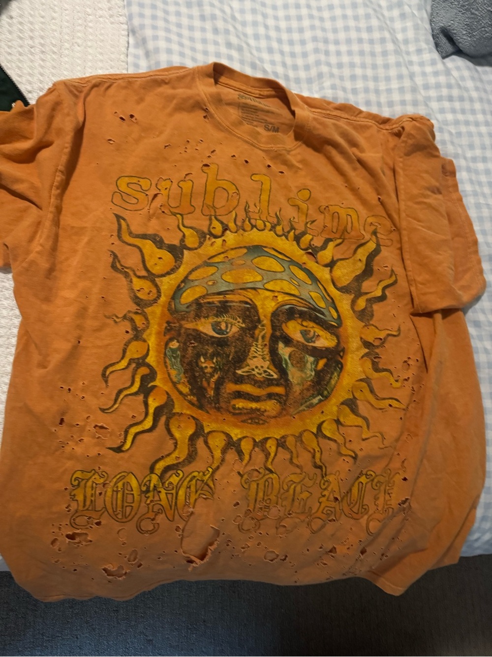 Sublime Sun Graphic Orange Art Print